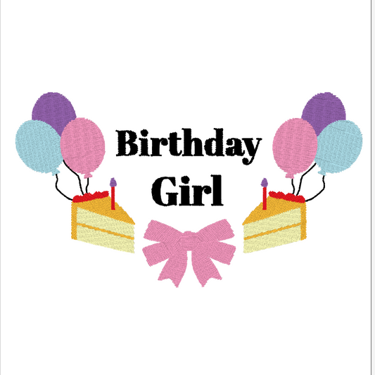 Frill Baby Bib - birthday girl