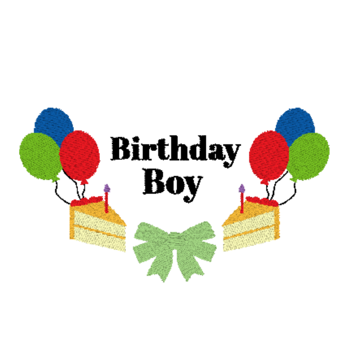 Frill Baby Bib - birthday boy